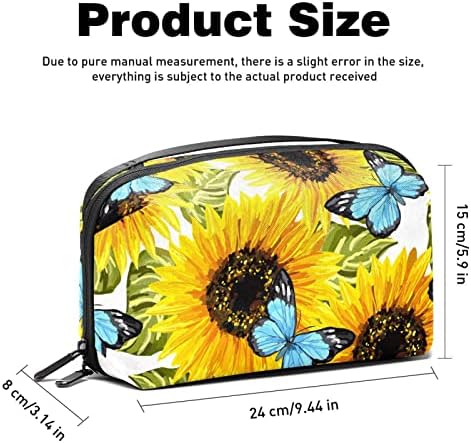 Vodootporna torbica za šminkanje suncokret leptir torba za šminkanje Organizator putna toaletna torba sa