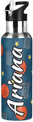Underbear Prilagođena košarkaška boca sa slamnim poklopcem personalizirana 33oz izolirana sportska boca