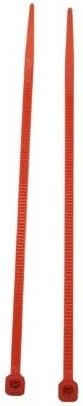 Ailisi najlonski kabel zatvarač sa samo zaključavanjem boja duboko crvena 4 x 0,1 paket od 200