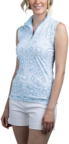 Kastel Danska Ženska majica za sunčanje s dugim rukavima | Četvrti zip atletski vrhovi | UPF 30+ zaštita