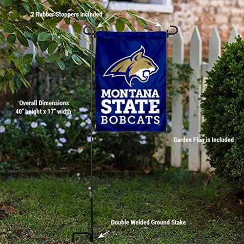 Montana State MSU Bobcats Garden Zastava i držač za stalak za zastavu Set